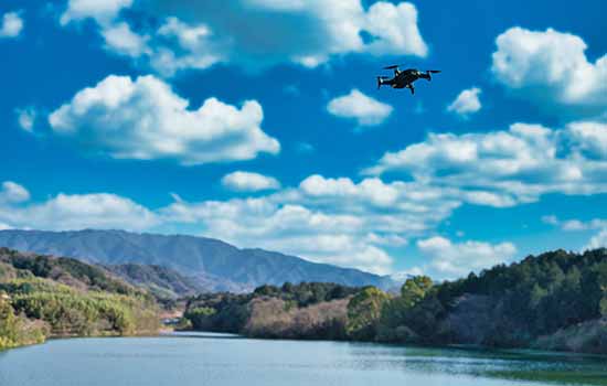 ドローン空撮の様子